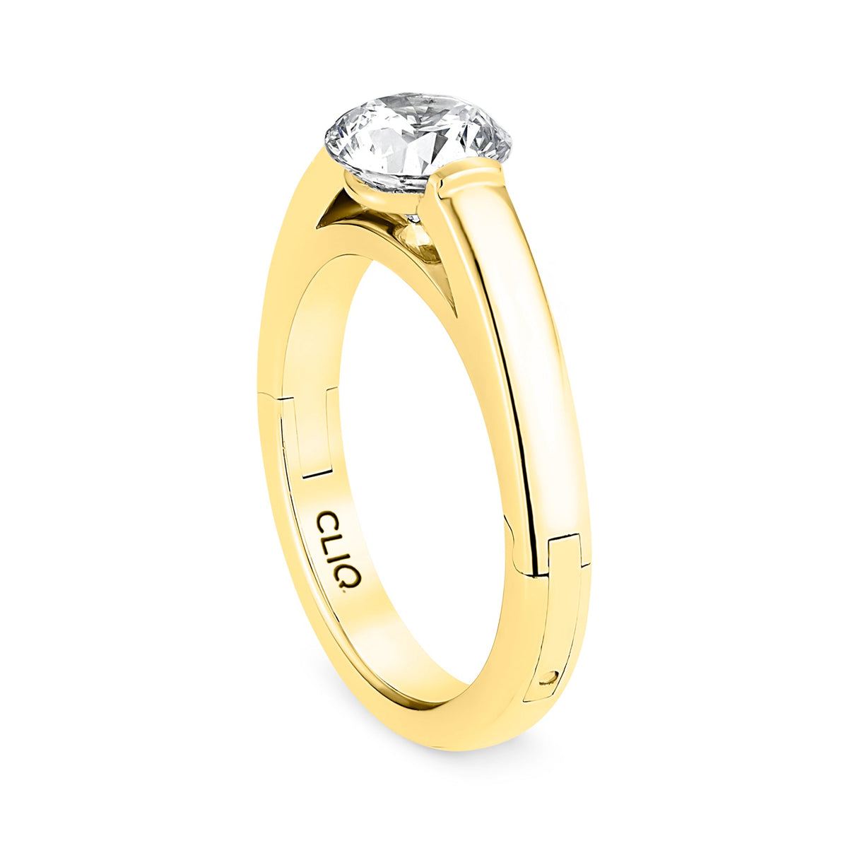 Highlight Solitaire Engagement Ring
