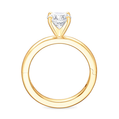 Mollie 4-Prong Solitaire Engagement Ring