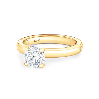 Mollie 4-Prong Solitaire Engagement Ring