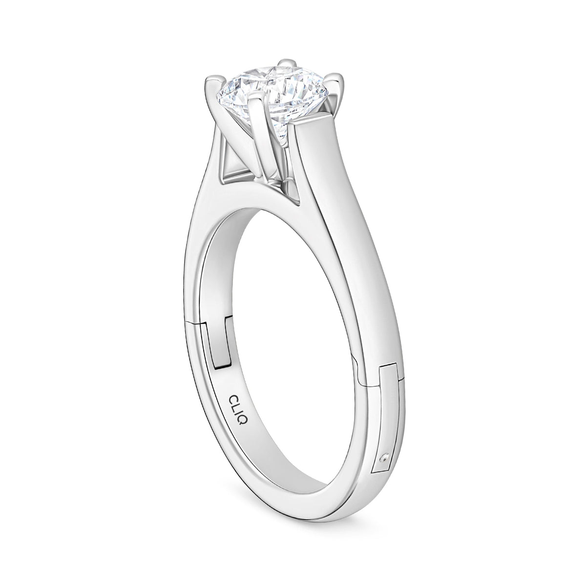 Parthenon Cathedral Solitaire Engagement Ring