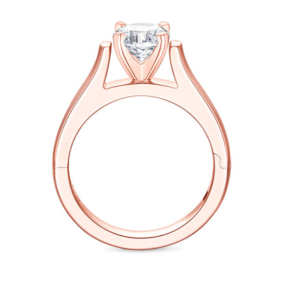 Parthenon Cathedral Solitaire Engagement Ring