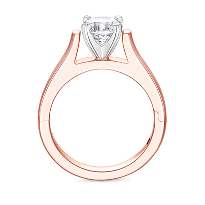 Parthenon Cathedral Solitaire Engagement Ring