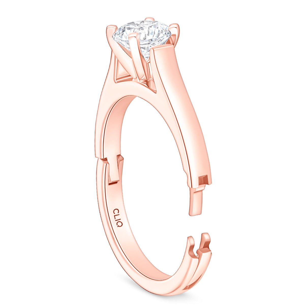 Parthenon Cathedral Solitaire Engagement Ring