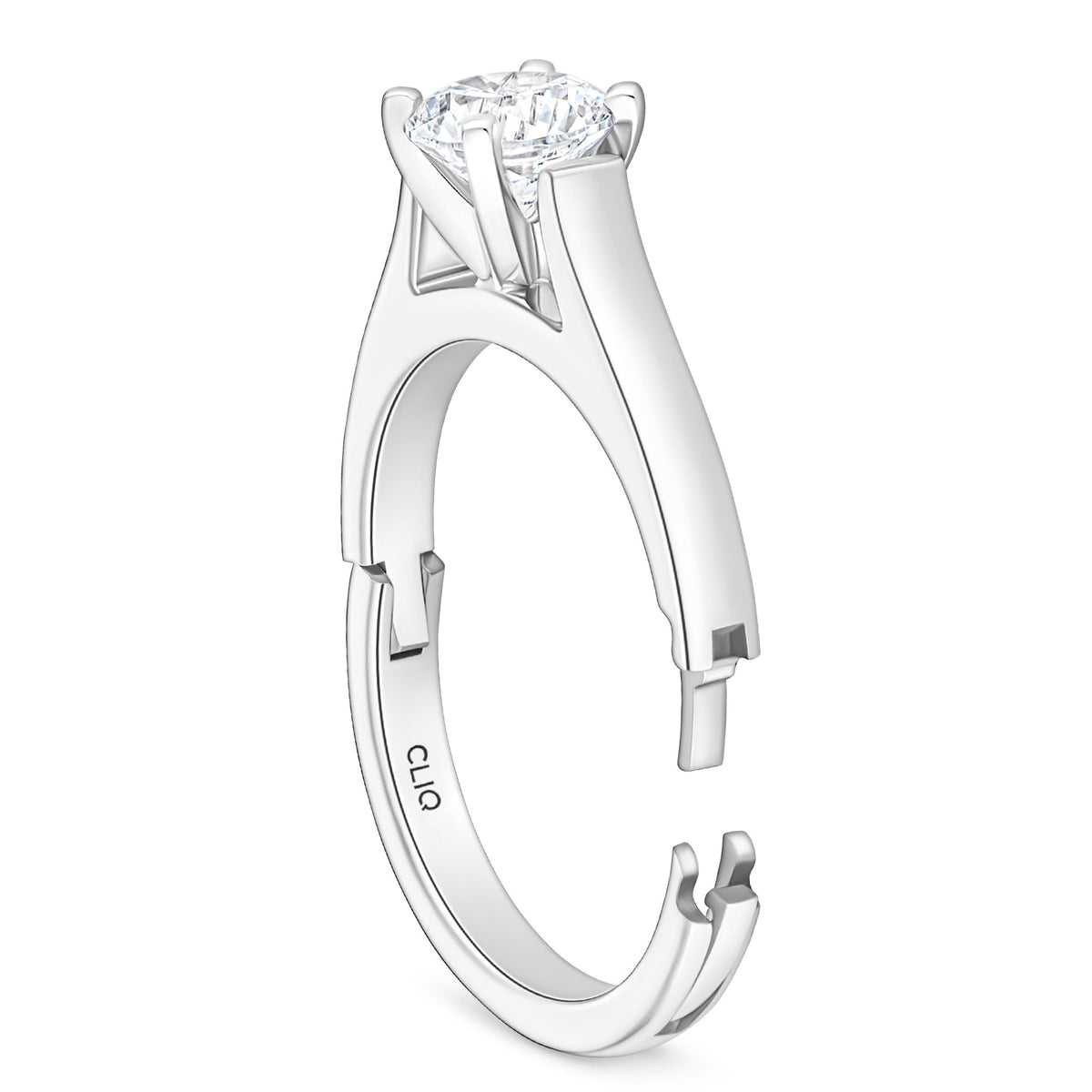 Parthenon Cathedral Solitaire Engagement Ring