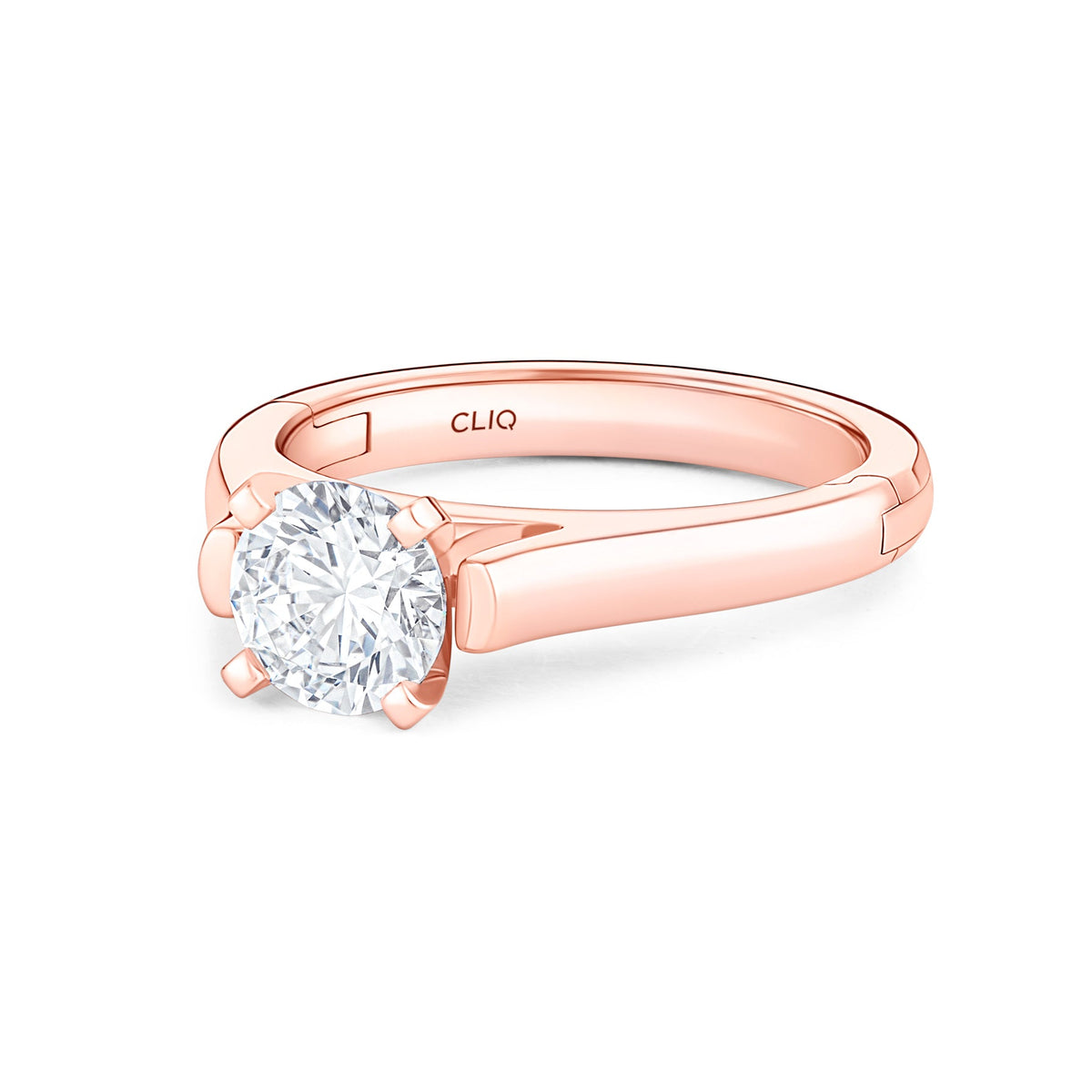 Parthenon Cathedral Solitaire Engagement Ring