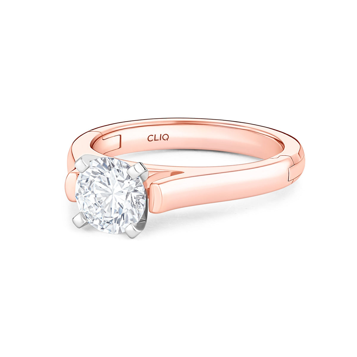 Parthenon Cathedral Solitaire Engagement Ring