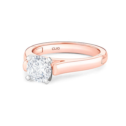 Parthenon Cathedral Solitaire Engagement Ring