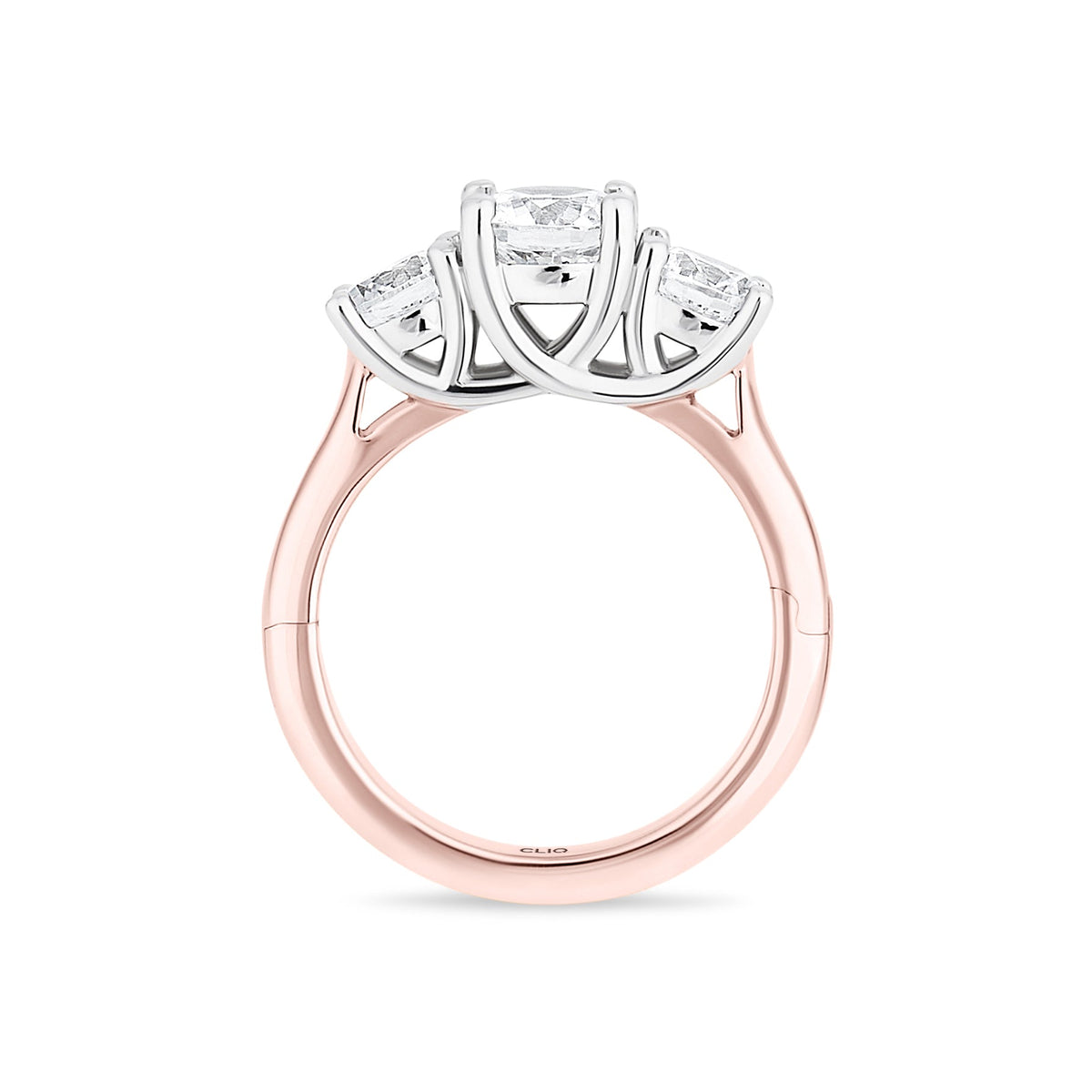 Trellis Three Stone Ring