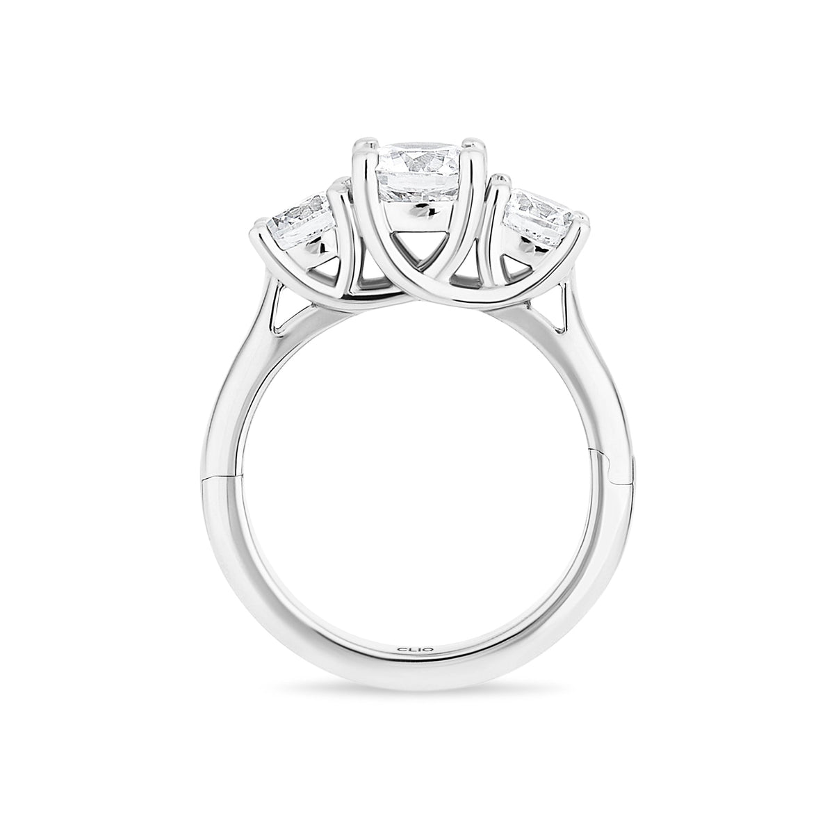 Trellis Three Stone Ring