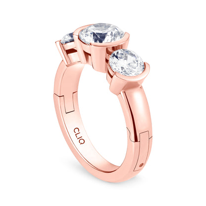 Barcelona Three Stone Ring