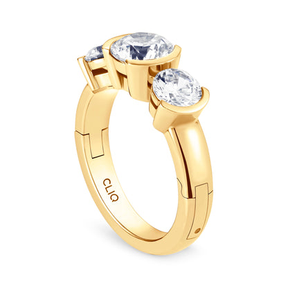 Barcelona Three Stone Ring