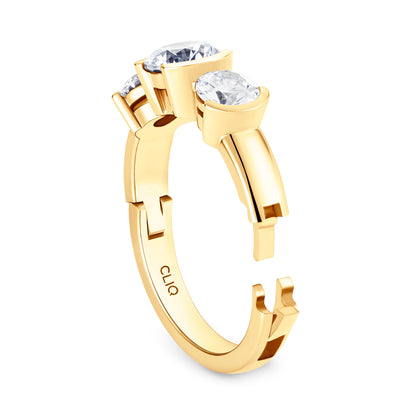 Barcelona Three Stone Ring