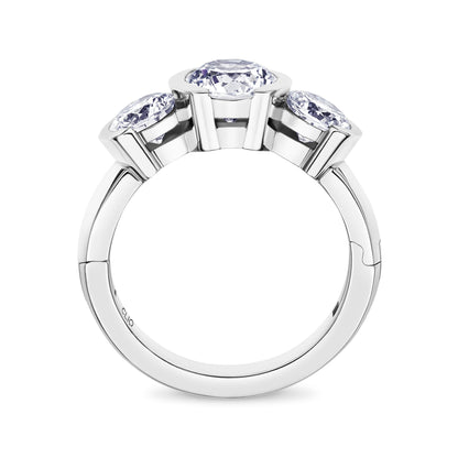 Barcelona Three Stone Ring