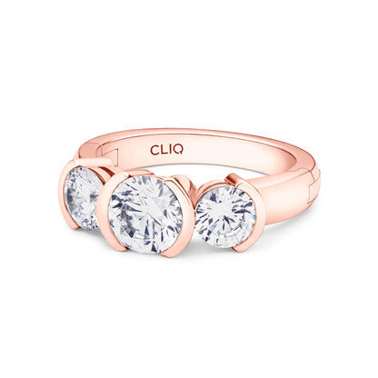 Barcelona Three Stone Ring