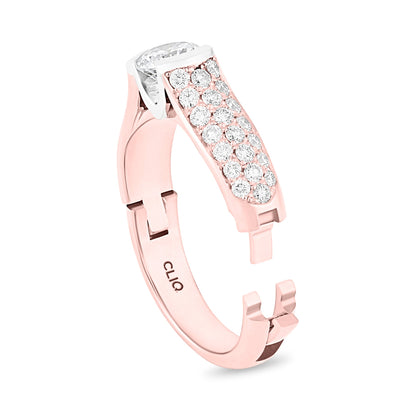 Patricia Engagement Ring with Side Stones