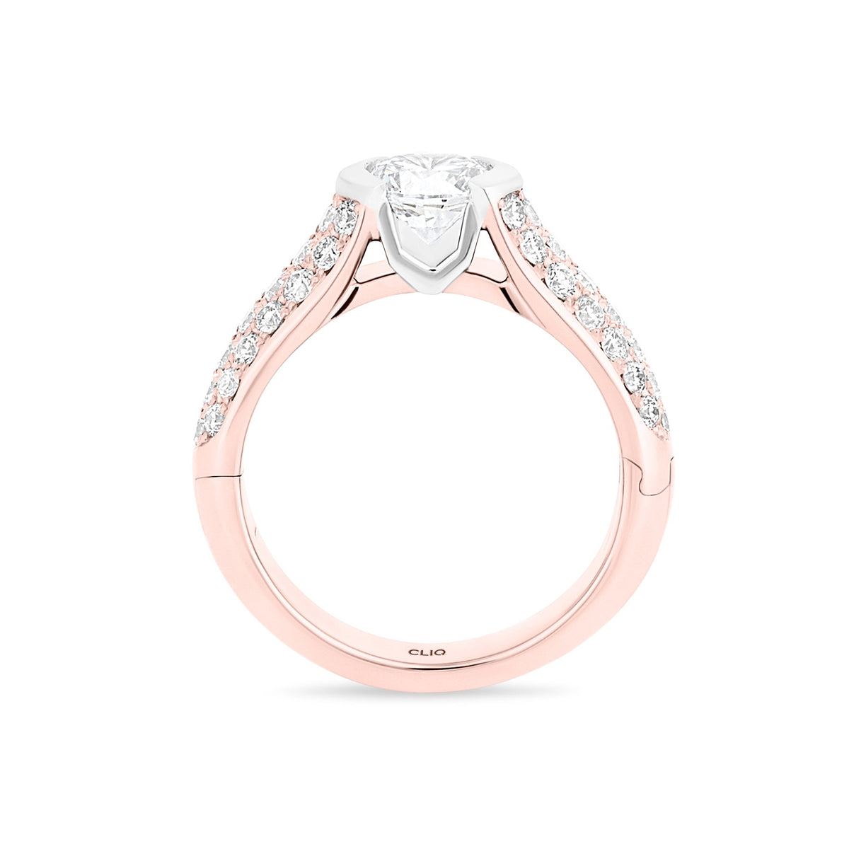 Patricia Engagement Ring with Side Stones