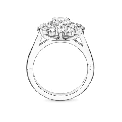 Victoria Diamond Cluster Ring