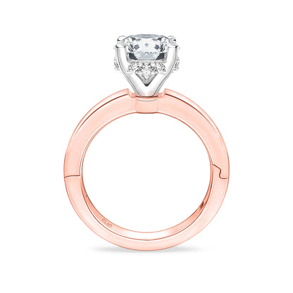 Julian Hidden Halo Solitaire Engagement Ring