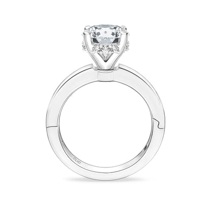 Julian Hidden Halo Solitaire Engagement Ring