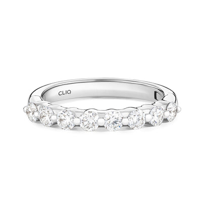 Asbury Single Shared Prong Diamond Band