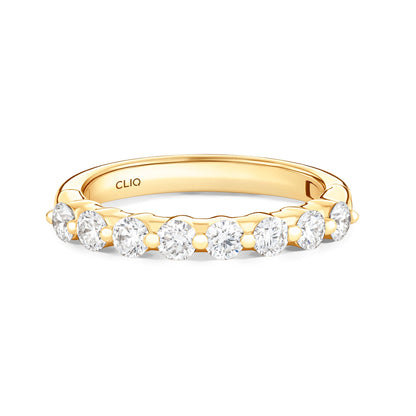 Asbury Single Shared Prong Diamond Band
