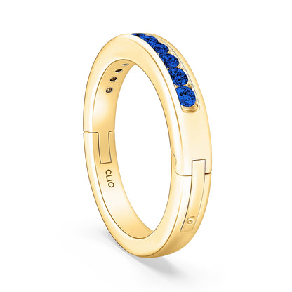 Classic Channel Set Sapphire Band