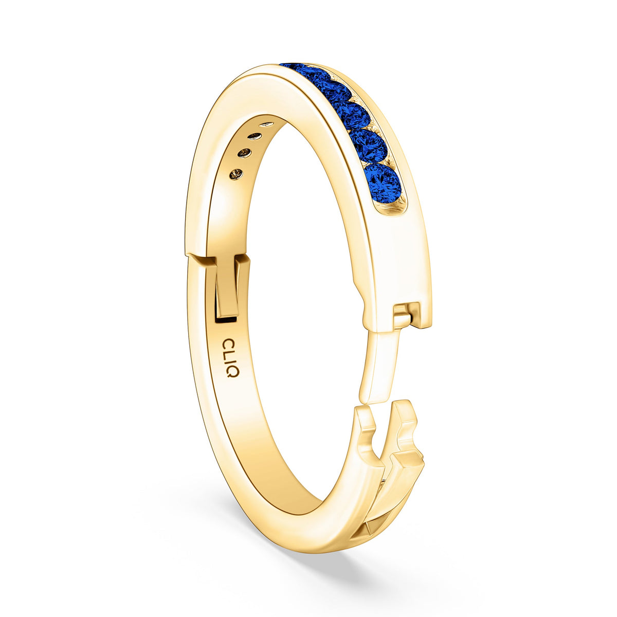 Classic Channel Set Sapphire Band