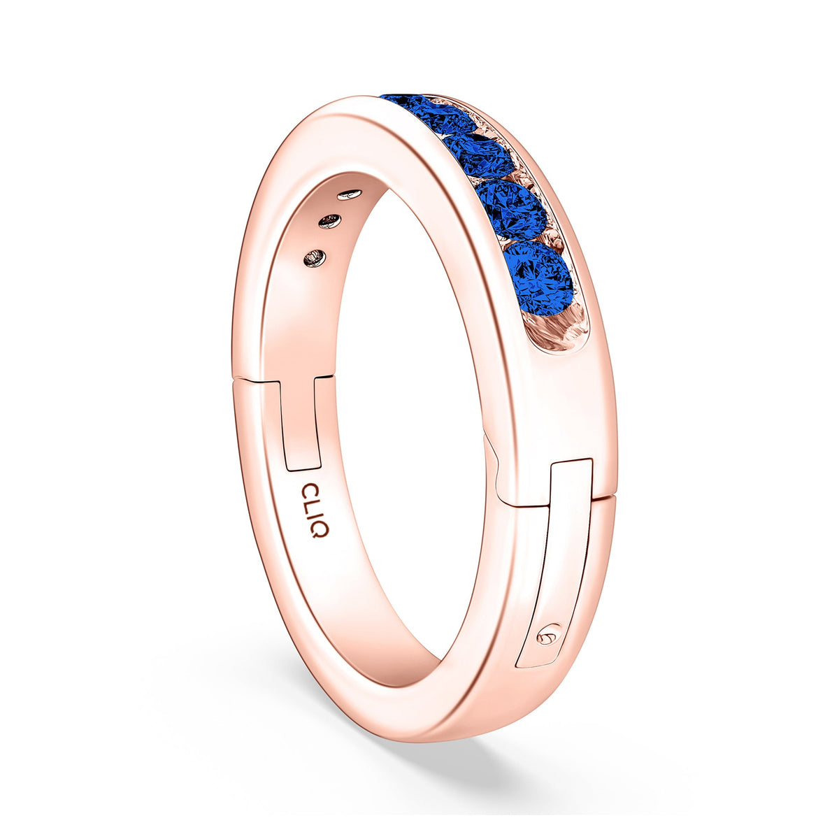 Classic Channel Set Sapphire Band