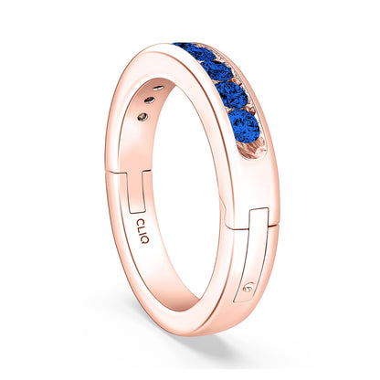 Classic Channel Set Sapphire Band