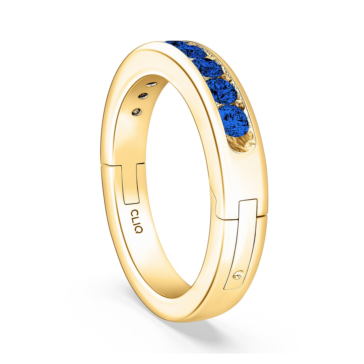 Classic Channel Set Sapphire Band