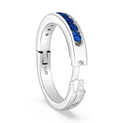 Classic Channel Set Sapphire Band