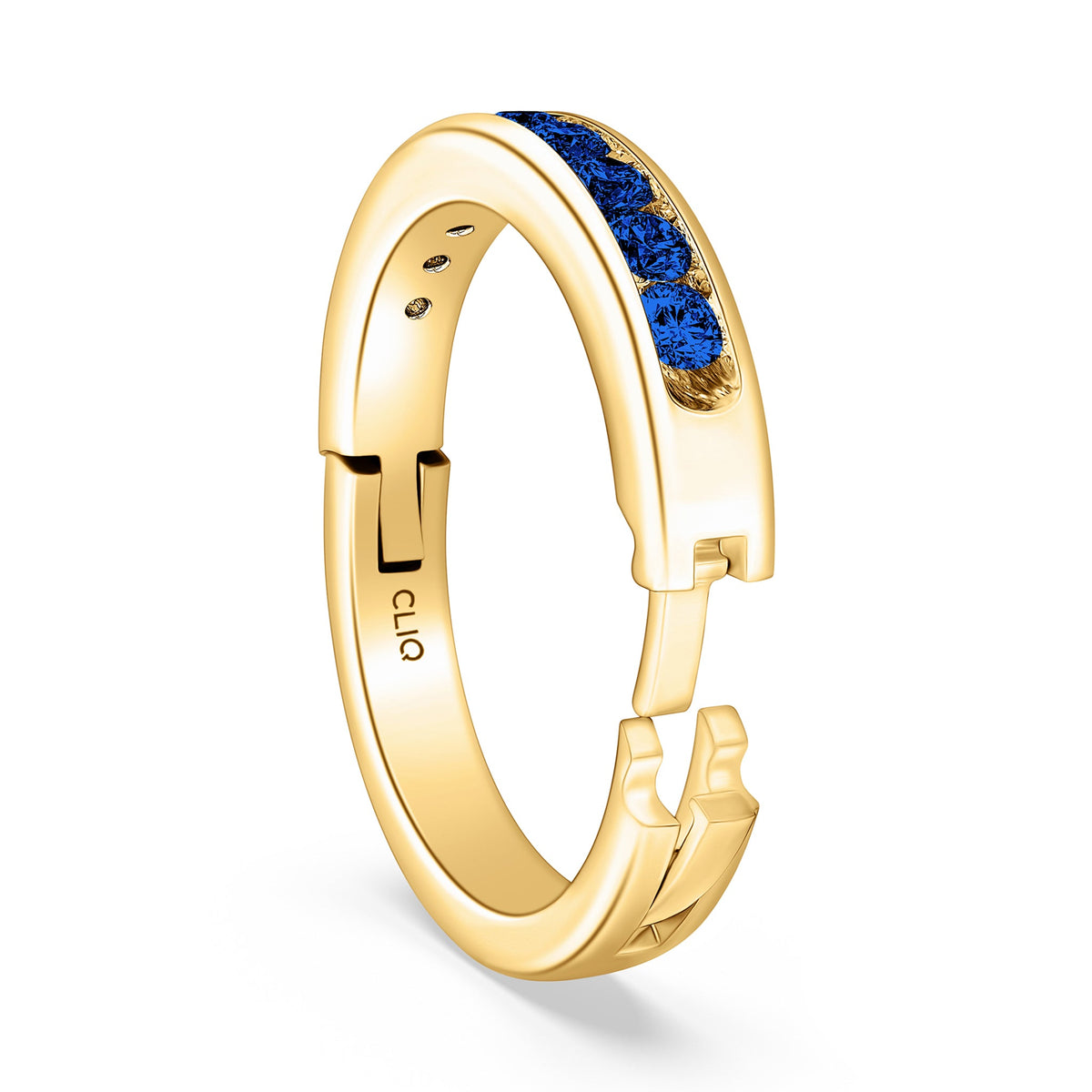 Classic Channel Set Sapphire Band