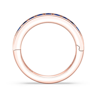 Classic Channel Set Sapphire Band