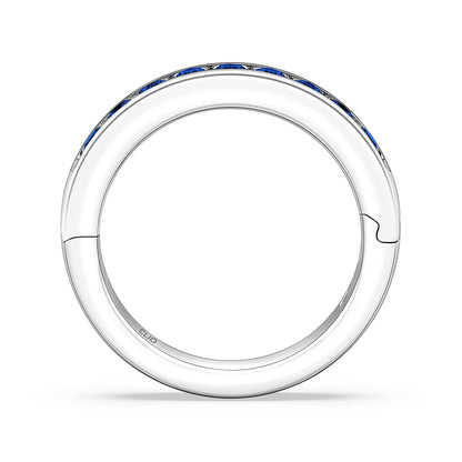 Classic Channel Set Sapphire Band