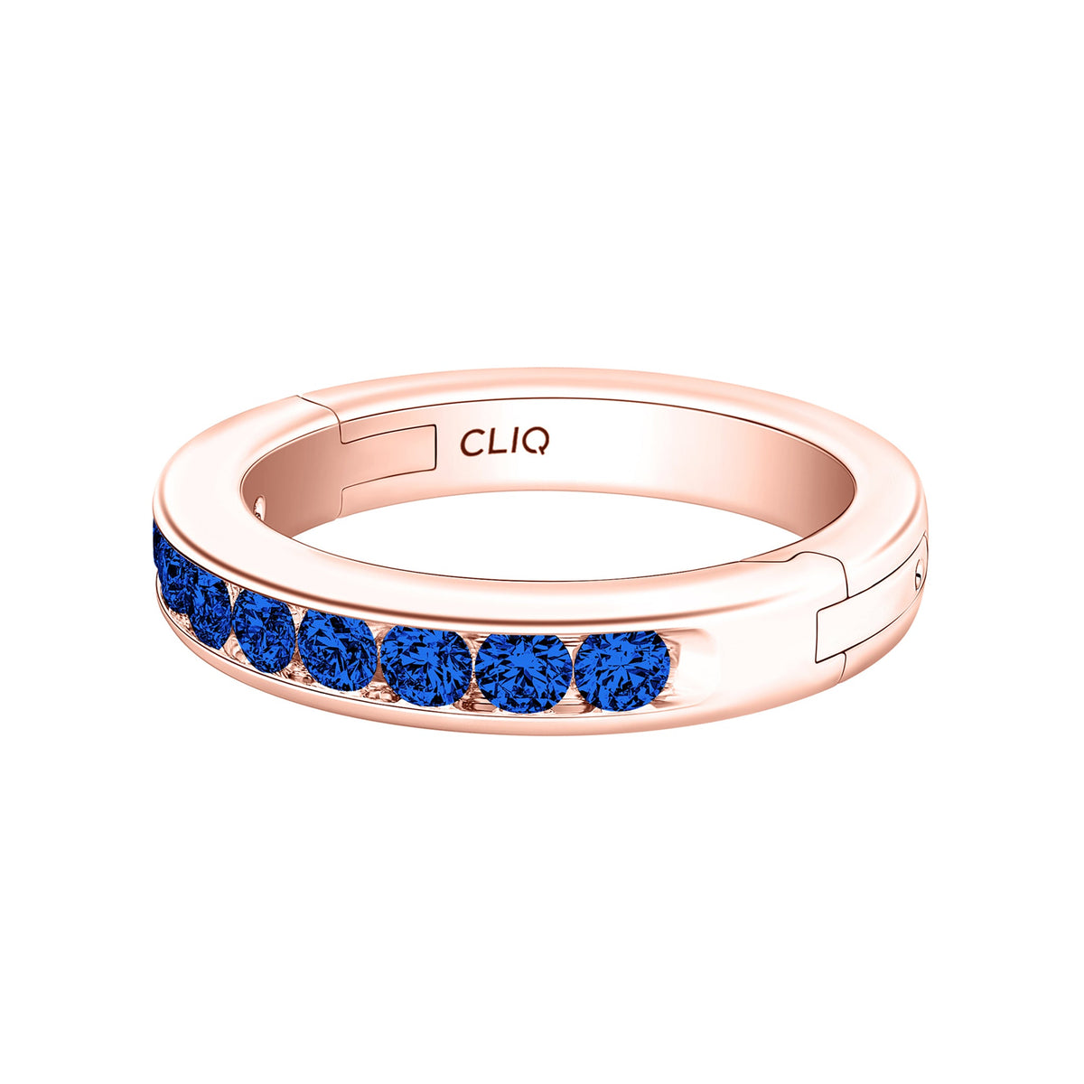 Classic Channel Set Sapphire Band