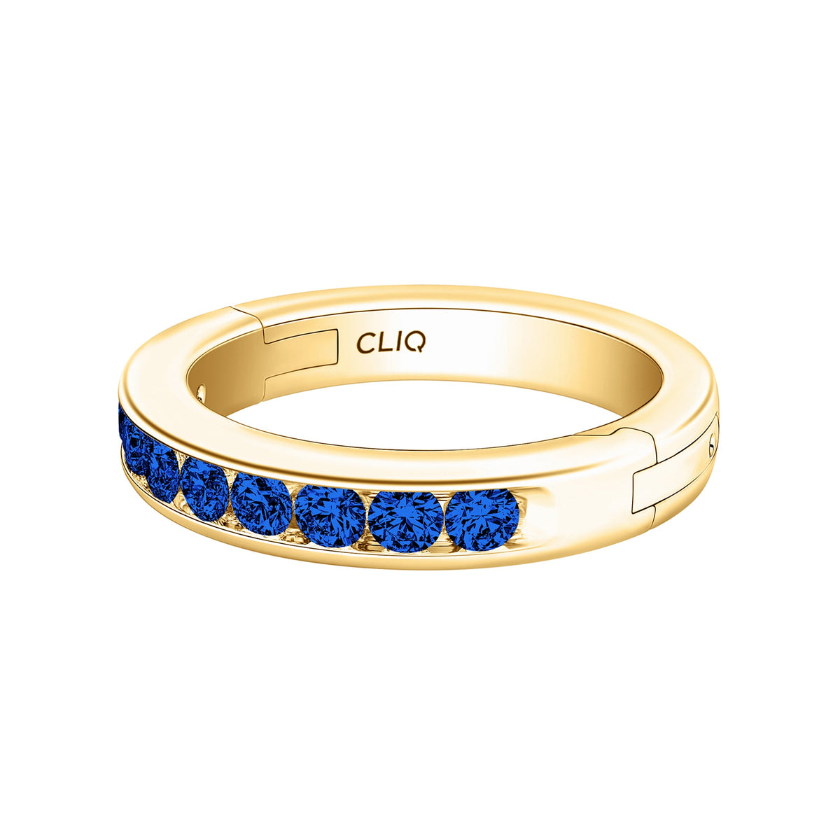 Classic Channel Set Sapphire Band