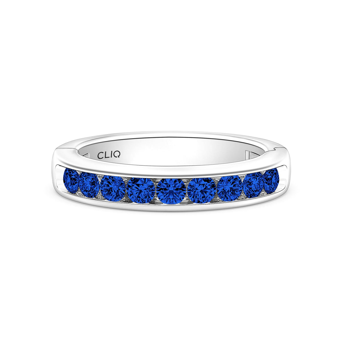 Classic Channel Set Sapphire Band