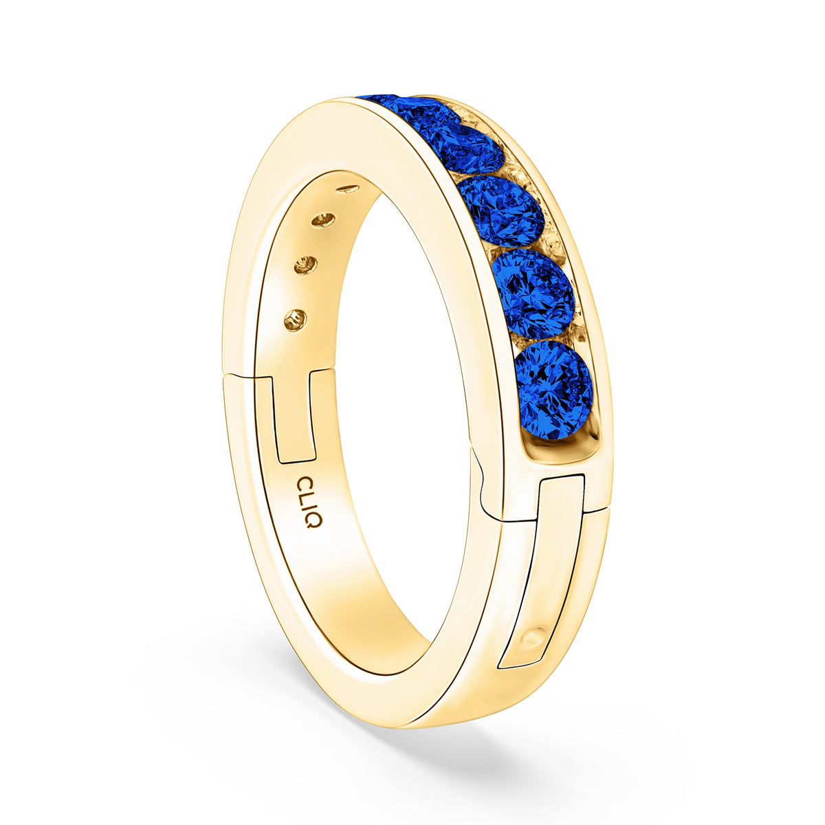 Classic Channel Set Sapphire Band