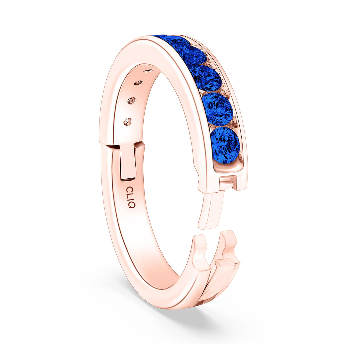 Classic Channel Set Sapphire Band
