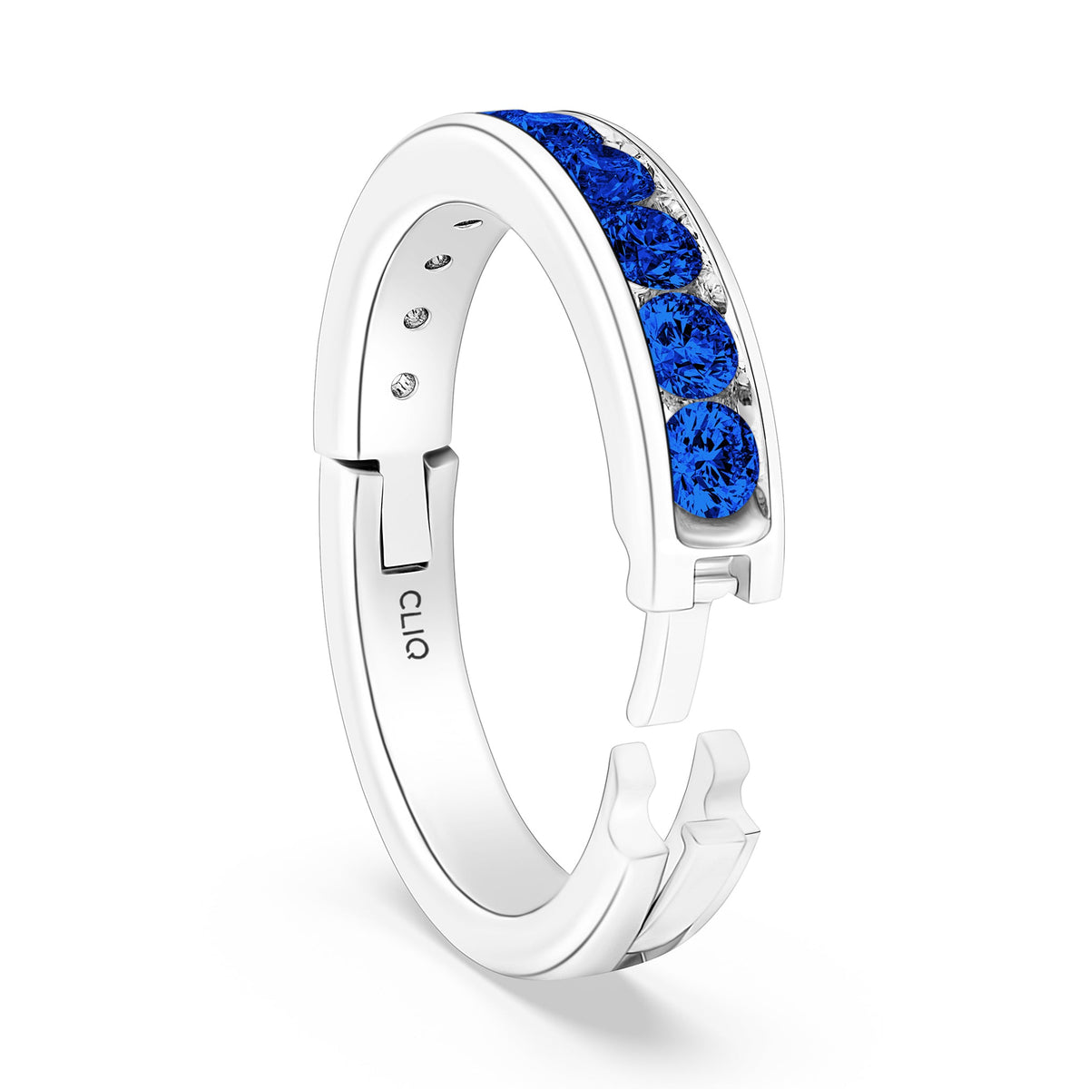 Classic Channel Set Sapphire Band