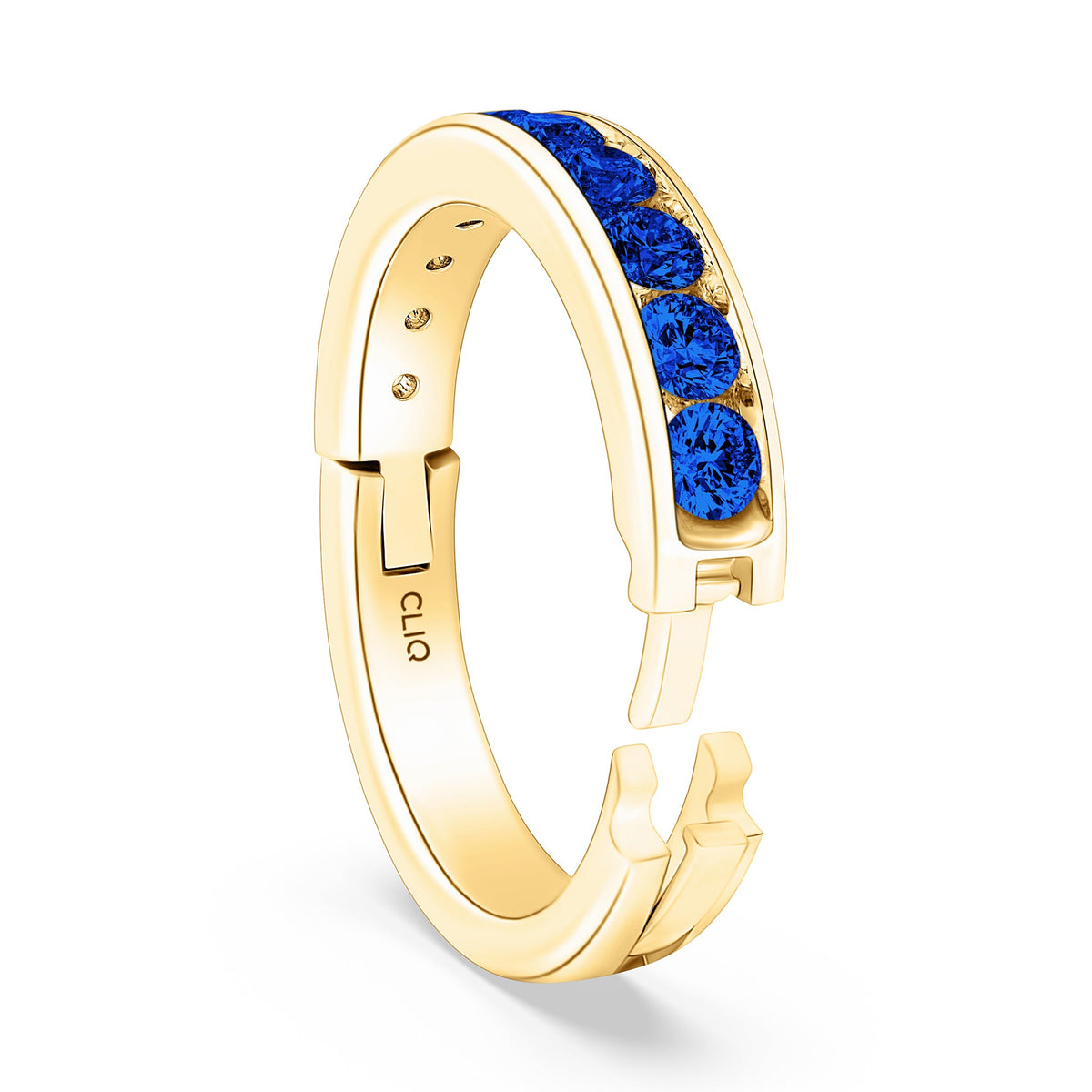 Classic Channel Set Sapphire Band