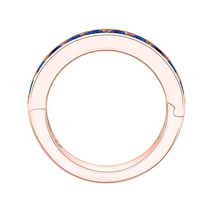 Classic Channel Set Sapphire Band