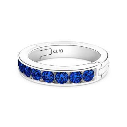 Classic Channel Set Sapphire Band