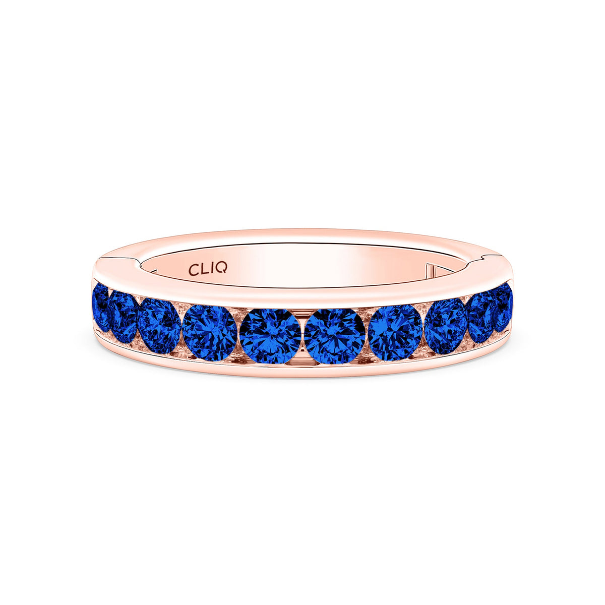 Classic Channel Set Sapphire Band