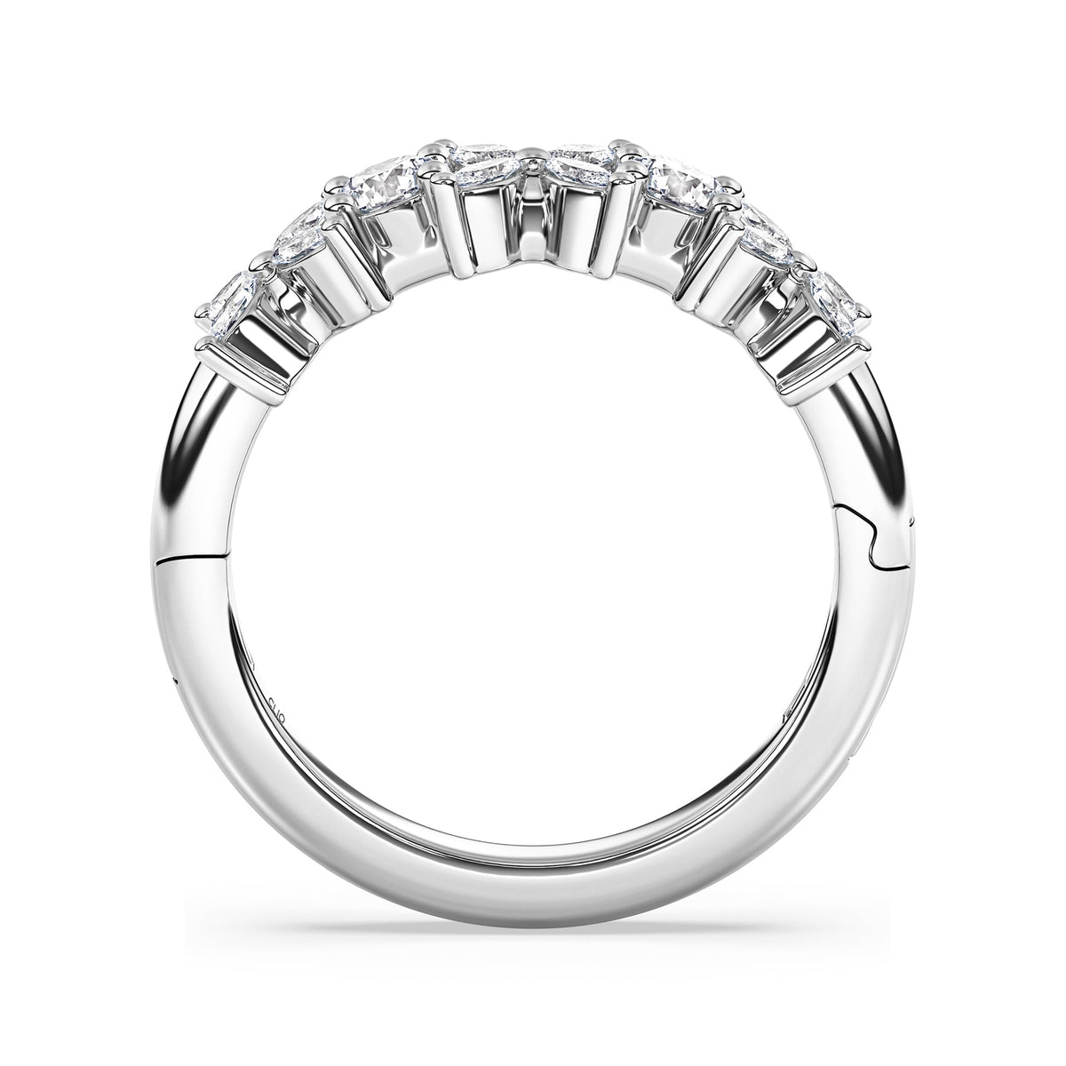 La Fleur Mixed Cut Diamond Band