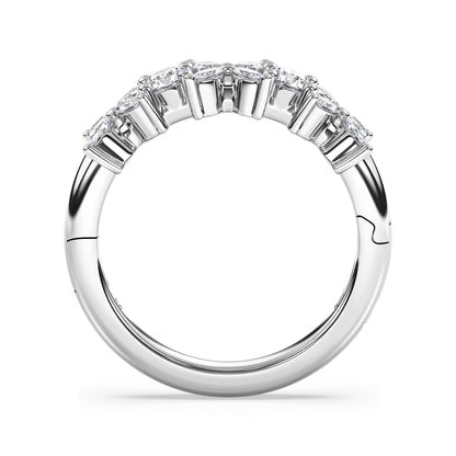 La Fleur Mixed Cut Diamond Band