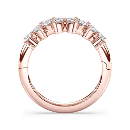 La Fleur Mixed Cut Diamond Band