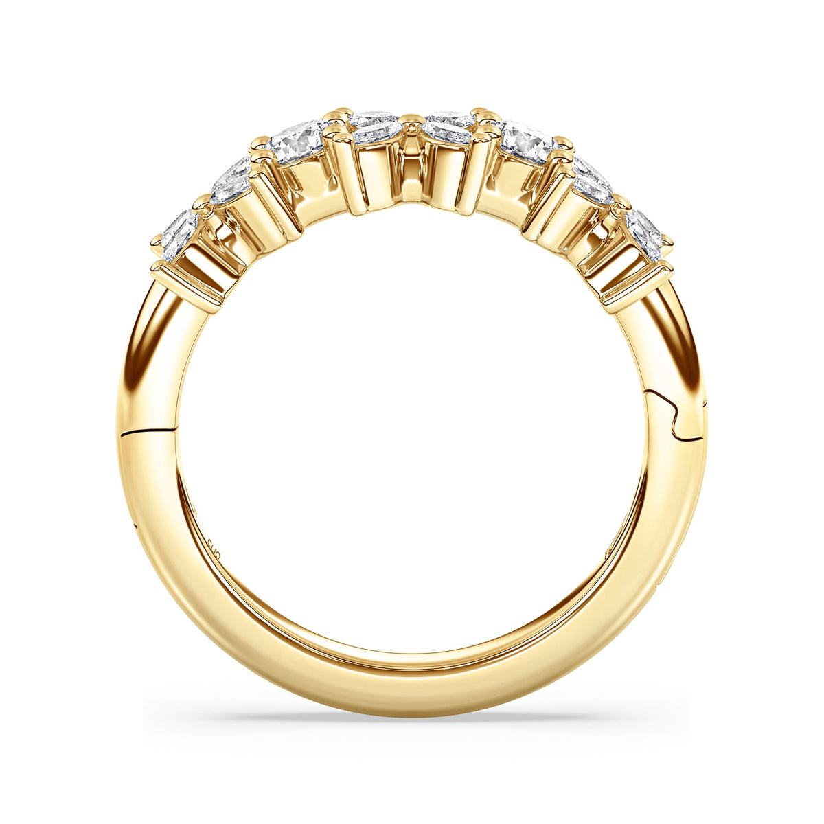 La Fleur Mixed Cut Diamond Band