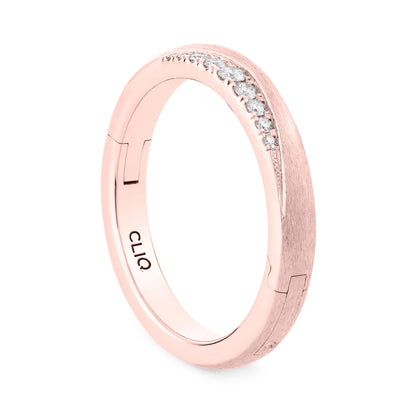 Laurel Diamond Band with Matte Finish
