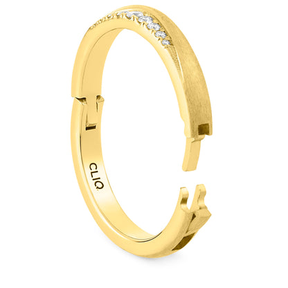 Laurel Diamond Band with Matte Finish
